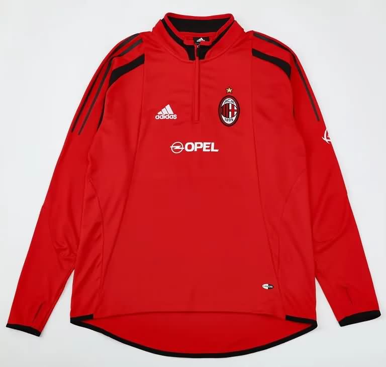 Thailand Quality(AAA) 2004/05 AC Milan Red Soccer Sweater