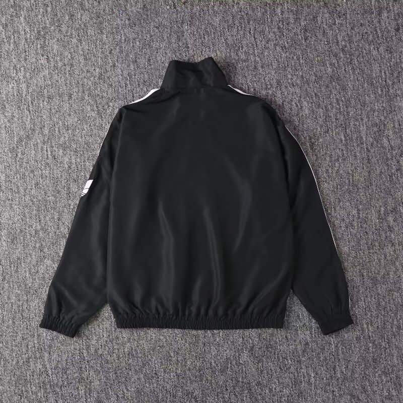 Thailand Quality(AAA) 2025 Adidas Black Soccer Windbreaker