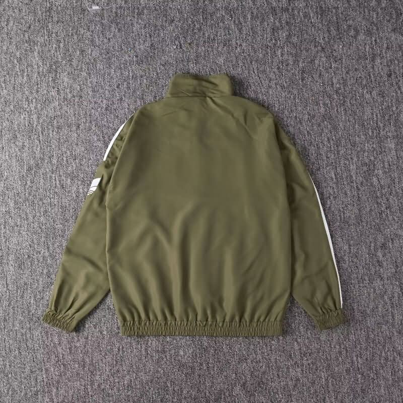 Thailand Quality(AAA) 2025 Adidas Green Soccer Windbreaker