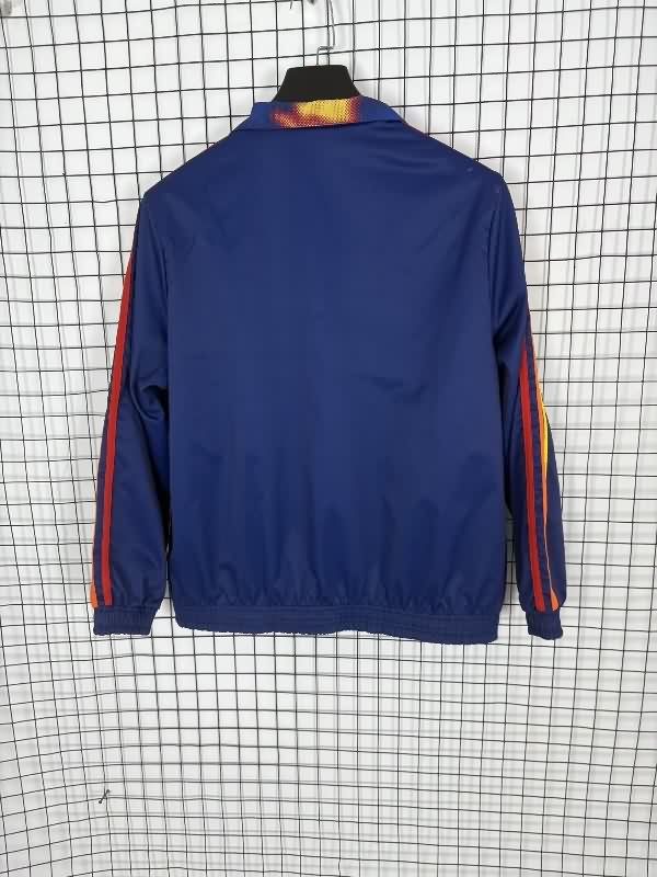 Thailand Quality(AAA) 25/26 Ajax Dark Blue Reversible Soccer Windbreaker