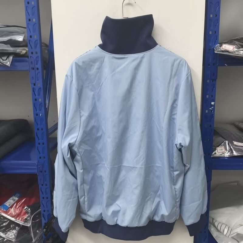 Thailand Quality(AAA) 2025 Argentina Grey Soccer Windbreaker