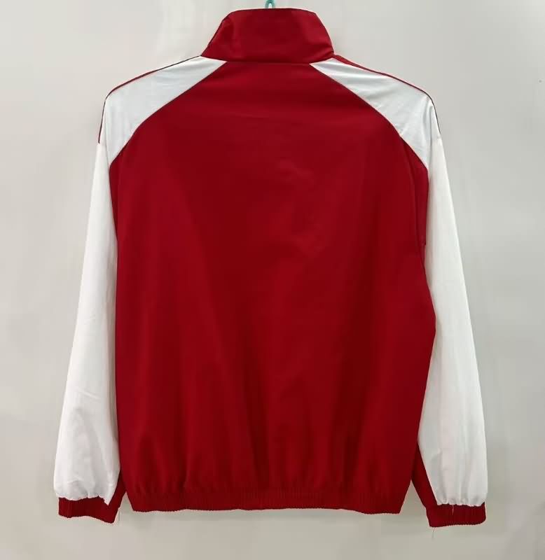Thailand Quality(AAA) 25/26 Arsenal Red Soccer Windbreaker
