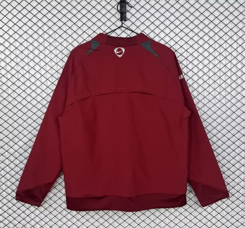 Thailand Quality(AAA) 25/26 Arsenal Red Soccer Windbreaker 02
