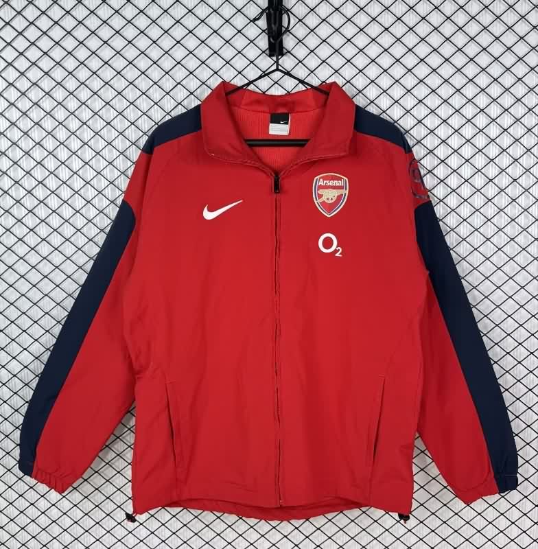 Thailand Quality(AAA) 25/26 Arsenal Red Soccer Windbreaker 03
