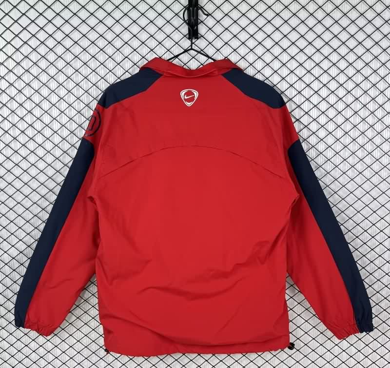 Thailand Quality(AAA) 25/26 Arsenal Red Soccer Windbreaker 03
