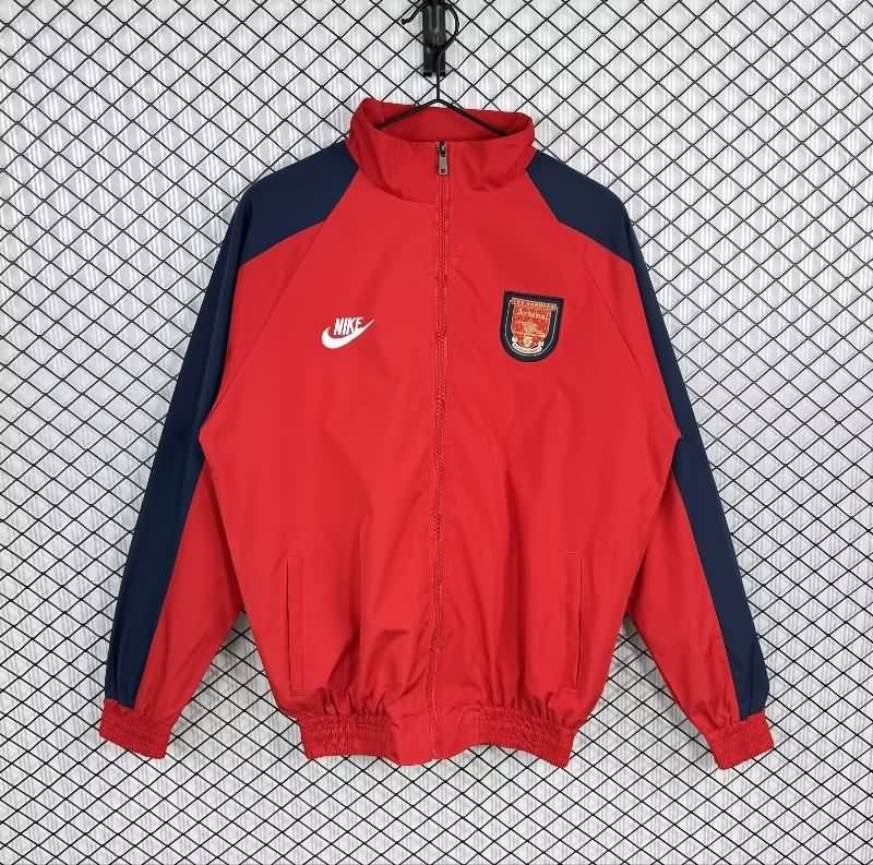 Thailand Quality(AAA) 25/26 Arsenal Red Soccer Windbreaker 04