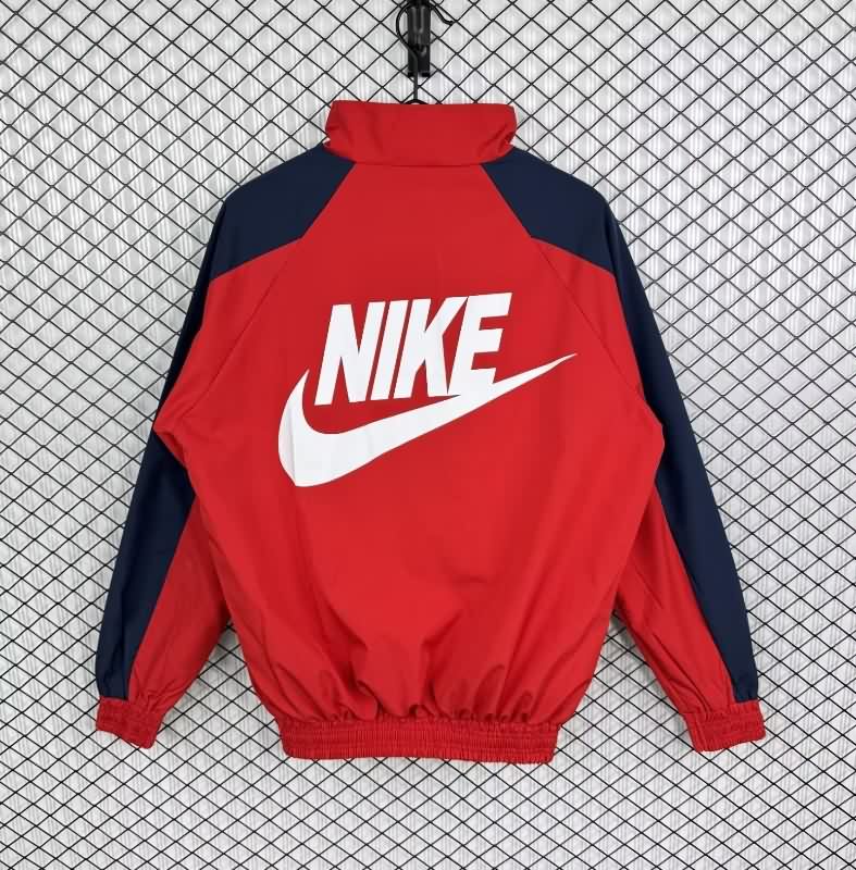 Thailand Quality(AAA) 25/26 Arsenal Red Soccer Windbreaker 04