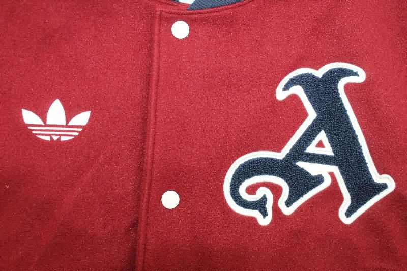 Thailand Quality(AAA) 25/26 Arsenal Red Baseball Jacket