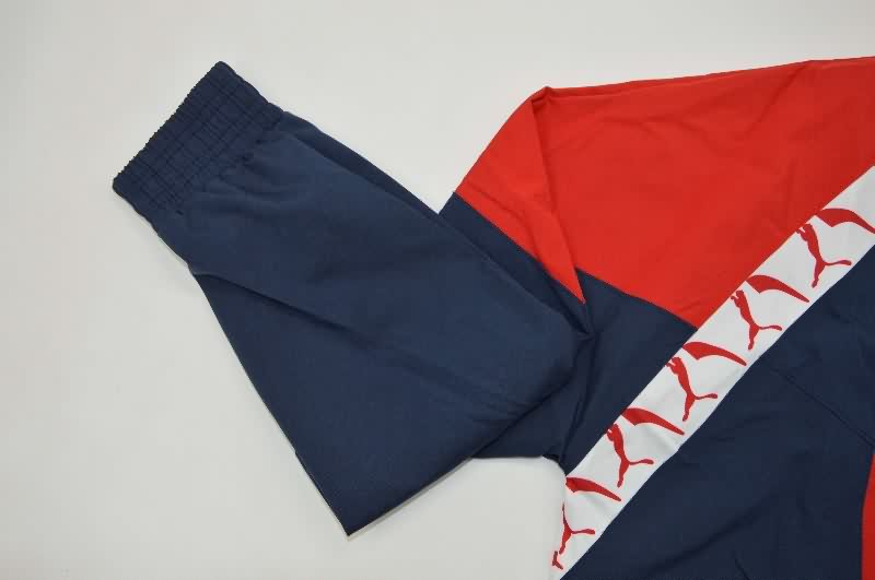 Thailand Quality(AAA) 25/26 Atletico Madrid Dark Blue Soccer Windbreaker