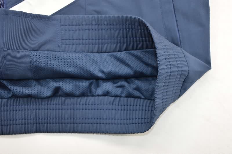 Thailand Quality(AAA) 25/26 Atletico Madrid Dark Blue Soccer Windbreaker