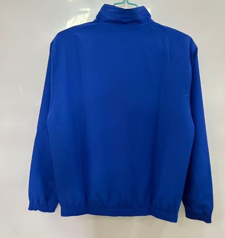 Thailand Quality(AAA) 25/26 Barcelona Blue White Reversible Soccer Windbreaker