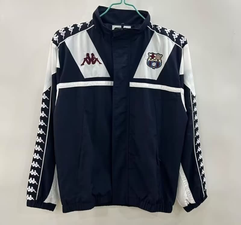 Thailand Quality(AAA) 25/26 Barcelona Dark Blue Soccer Windbreaker