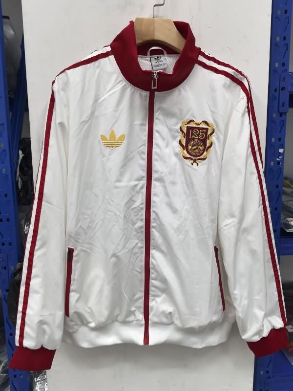 Thailand Quality(AAA) 25/26 Bayern Munich White Soccer Windbreaker