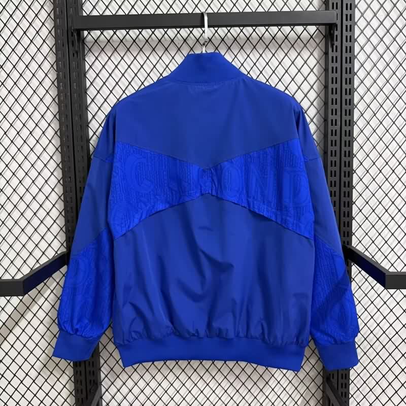 Thailand Quality(AAA) 25/26 Chelsea Blue Soccer Windbreaker 02