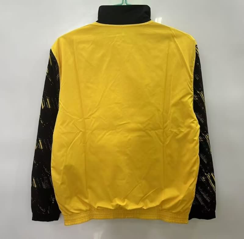 Thailand Quality(AAA) 25/26 Dortmund Yellow Green Reversible Soccer Windbreaker