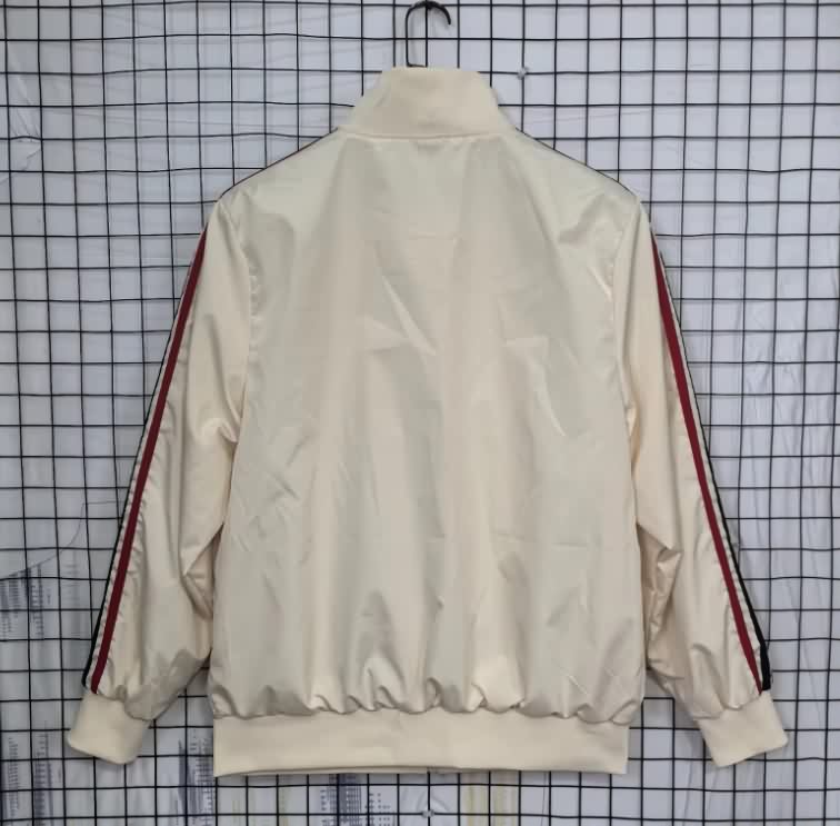 Thailand Quality(AAA) 2025 Flamengo Grey Soccer Windbreaker