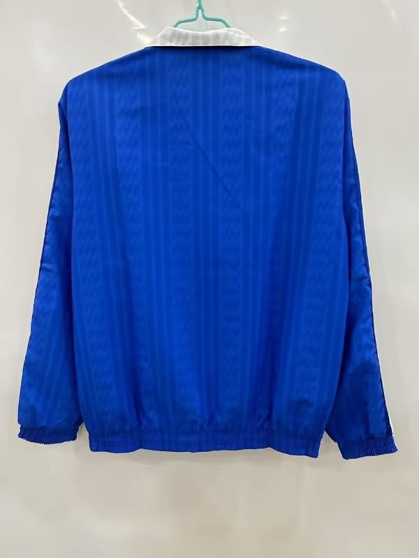 Thailand Quality(AAA) 2025 France Blue White Reversible Soccer Windbreaker