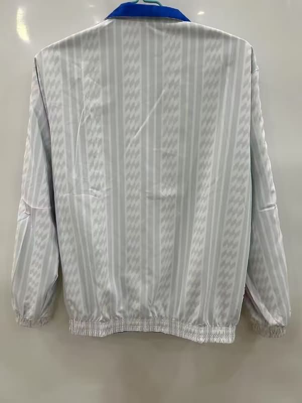 Thailand Quality(AAA) 2025 France Blue White Reversible Soccer Windbreaker