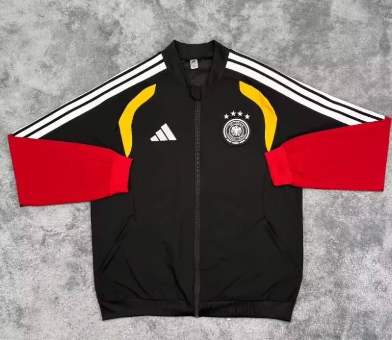 Thailand Quality(AAA) 2025 Germany Black Soccer Windbreaker 02 Thailand Quality(AAA) 2025 Germany Black Soccer Windbreaker 02