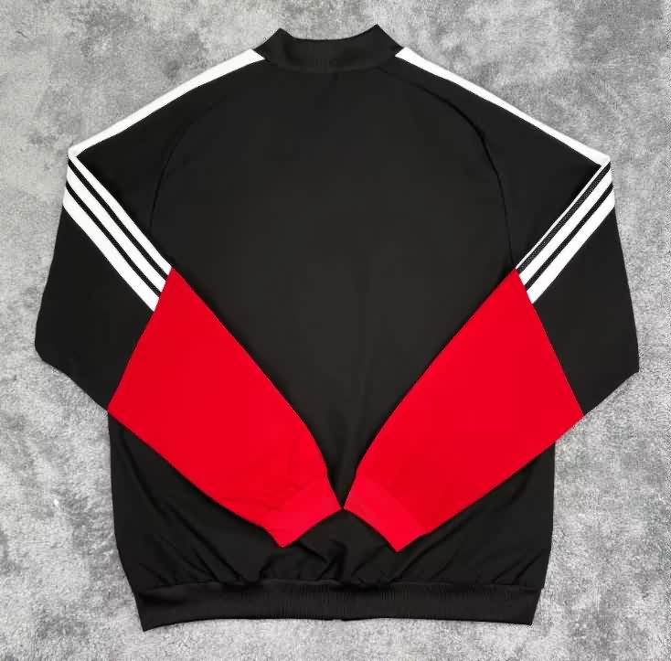 Thailand Quality(AAA) 2025 Germany Black Soccer Windbreaker 02