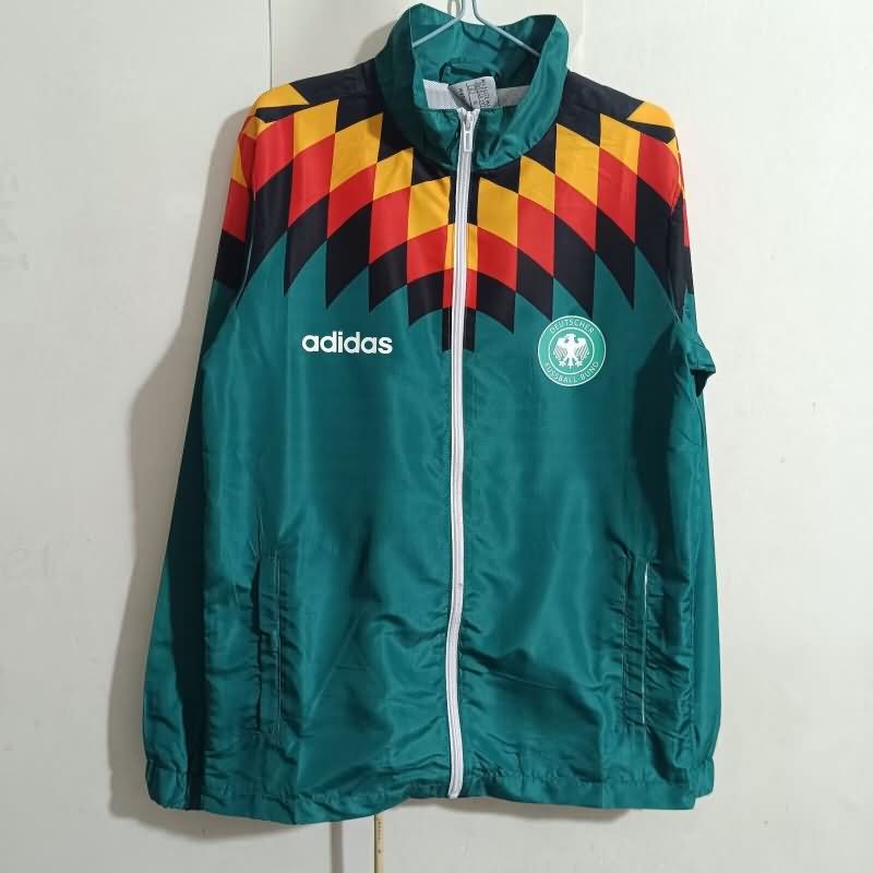 Thailand Quality(AAA) 2025 Germany Green Soccer Windbreaker