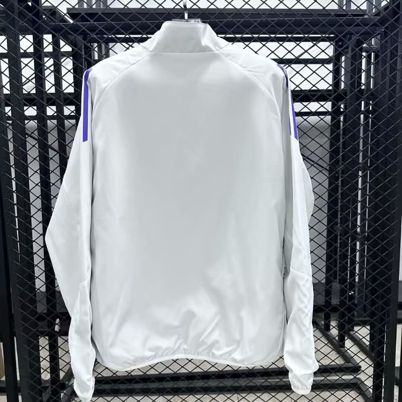 Thailand Quality(AAA) 2025 Germany White Soccer Windbreaker