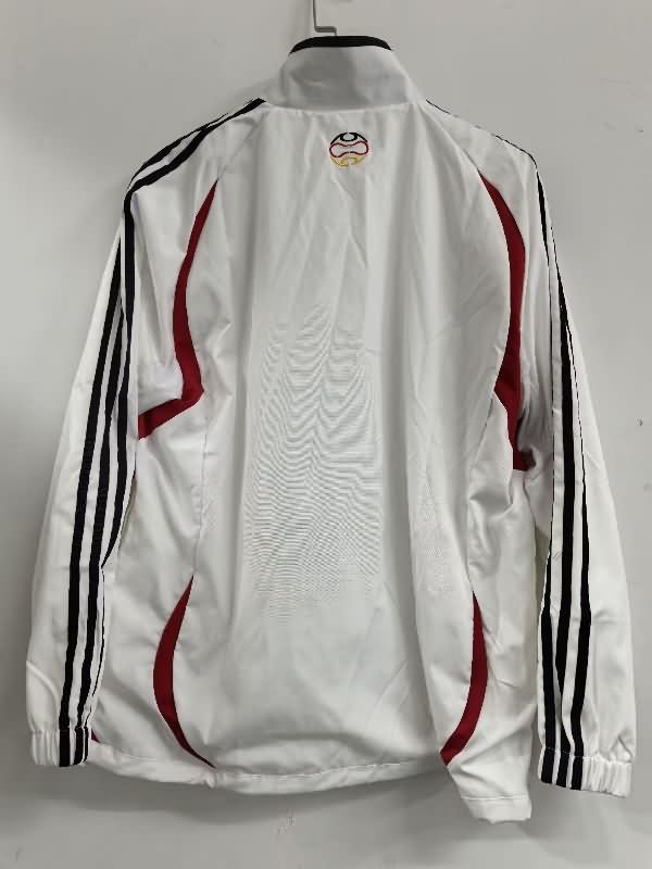 Thailand Quality(AAA) 2025 Germany White Soccer Windbreaker 02