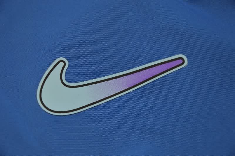 Thailand Quality(AAA) 25/26 Inter Milan Blue Soccer Windbreaker