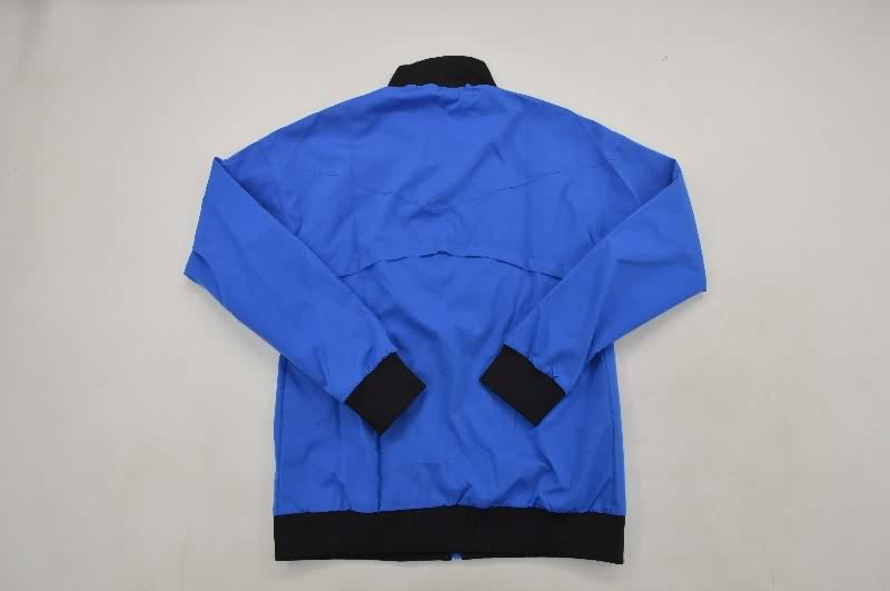 Thailand Quality(AAA) 25/26 Inter Milan Blue Soccer Windbreaker
