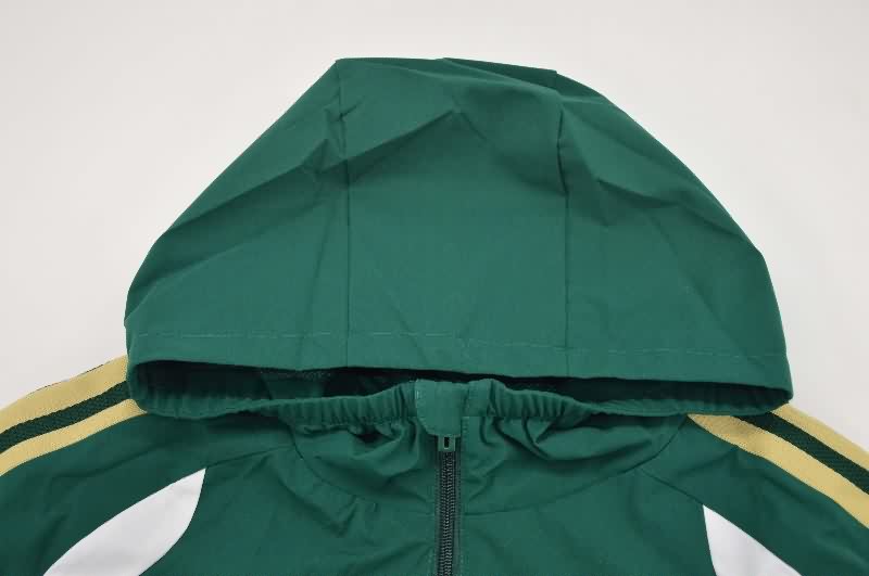 Thailand Quality(AAA) 2026 Italy Green Soccer Windbreaker