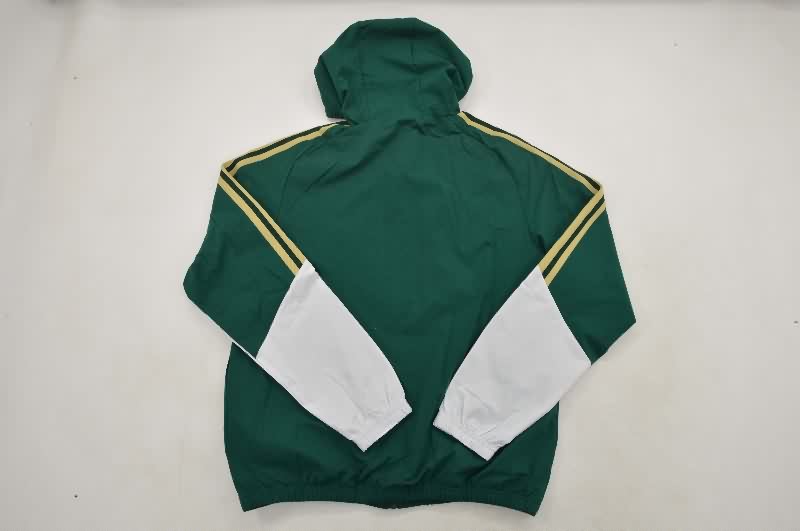 Thailand Quality(AAA) 2026 Italy Green Soccer Windbreaker