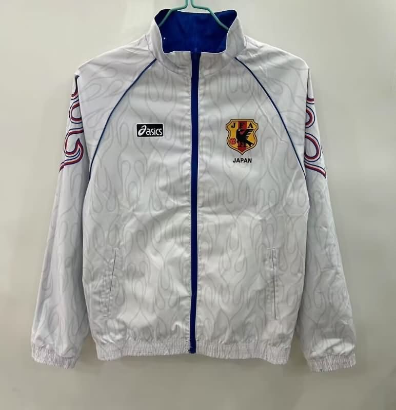 Thailand Quality(AAA) 2025 Japan Blue White Reversible Soccer Windbreaker
