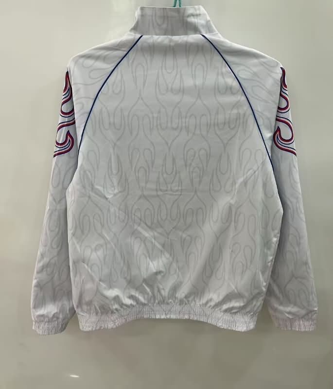 Thailand Quality(AAA) 2025 Japan Blue White Reversible Soccer Windbreaker