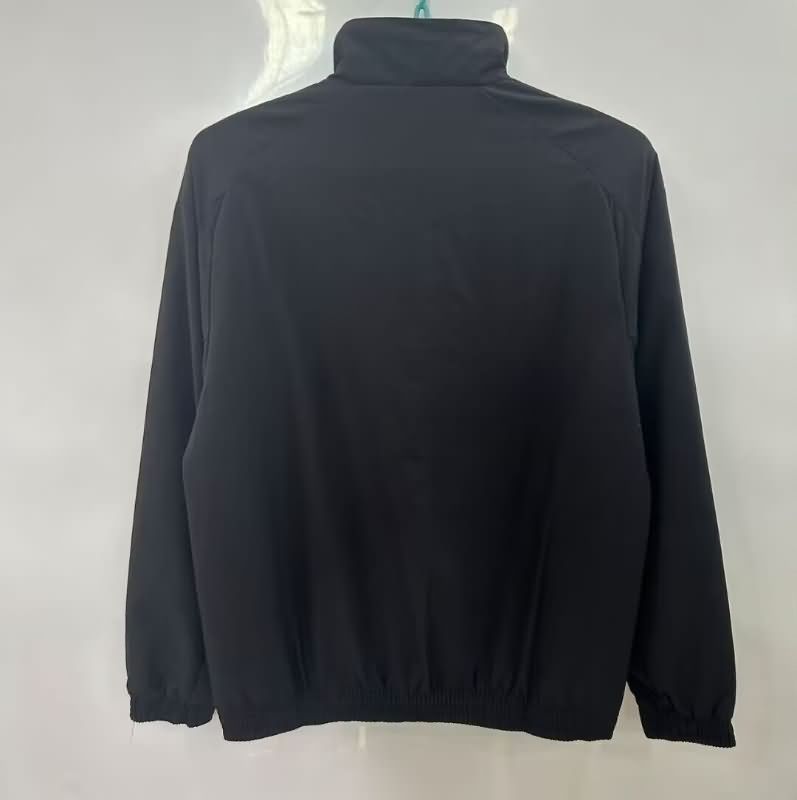 Thailand Quality(AAA) 25/26 Liverpool Black Soccer Windbreaker