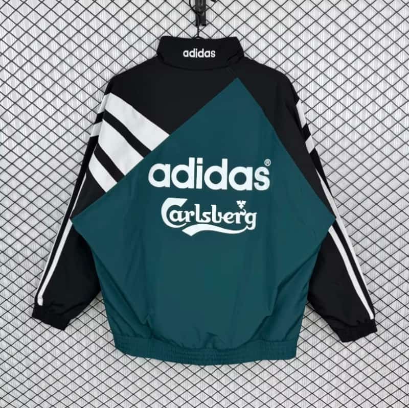 Thailand Quality(AAA) 25/26 Liverpool Green Soccer Windbreaker 04