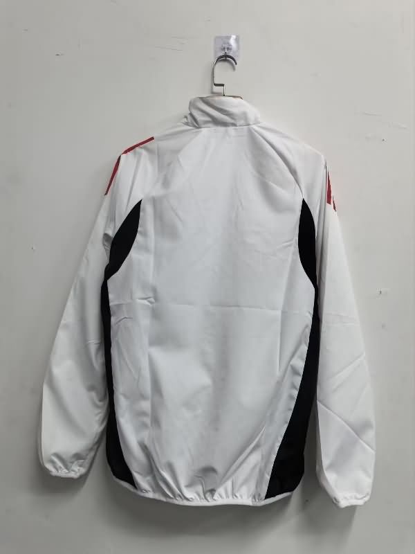 Thailand Quality(AAA) 25/26 Liverpool White Soccer Windbreaker