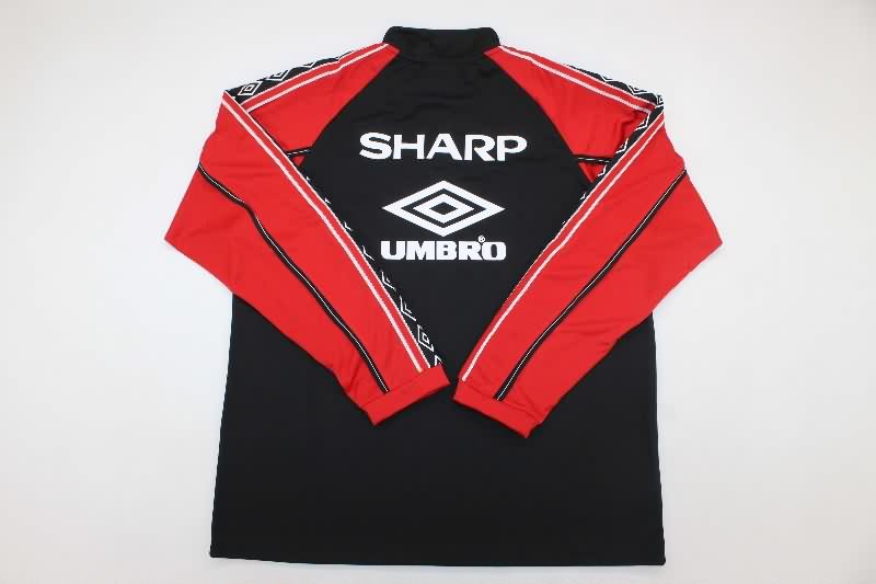 Thailand Quality(AAA) 1998/99 Manchester United Black Soccer Sweater