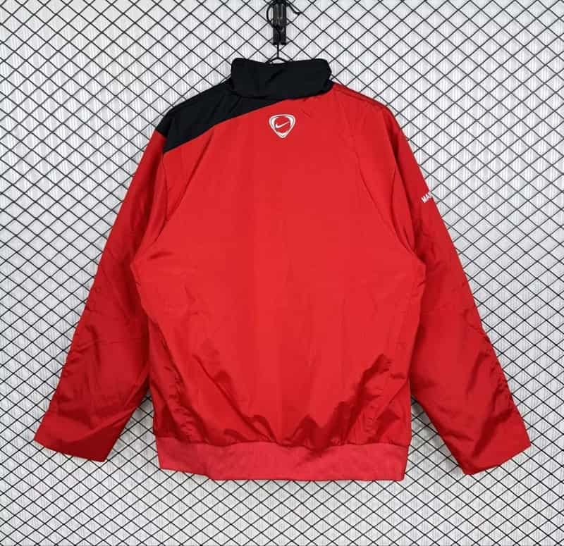 Thailand Quality(AAA) 25/26 Manchester United Red Soccer Windbreaker 04