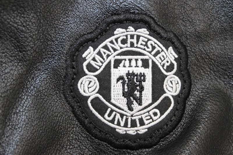Thailand Quality(AAA) 25/26 Manchester United Red Baseball Jacket