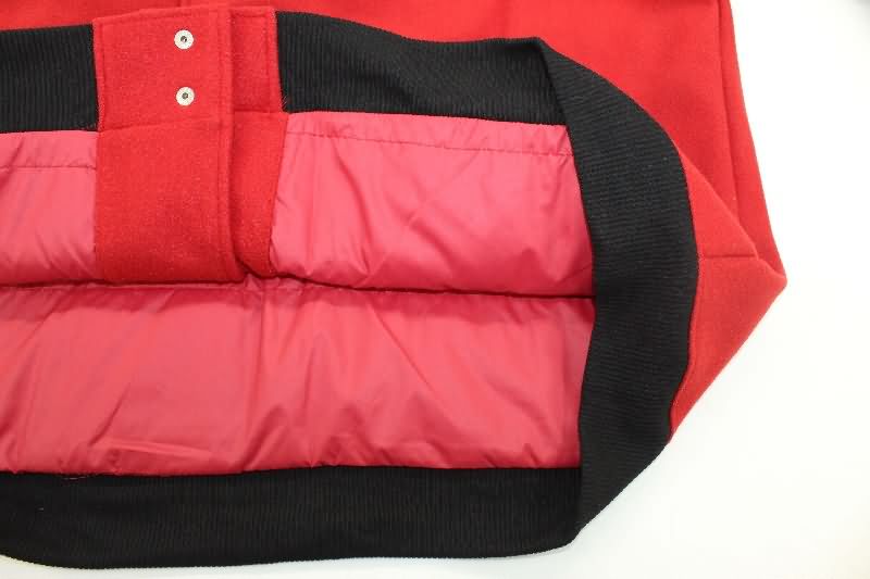 Thailand Quality(AAA) 25/26 Manchester United Red Baseball Jacket