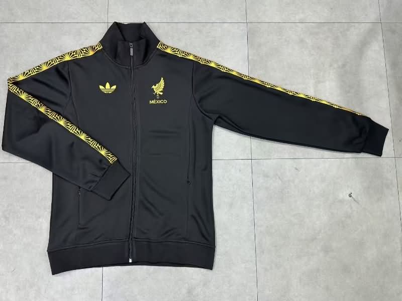 Thailand Quality(AAA) 2025 Mexico Black Soccer Jacket