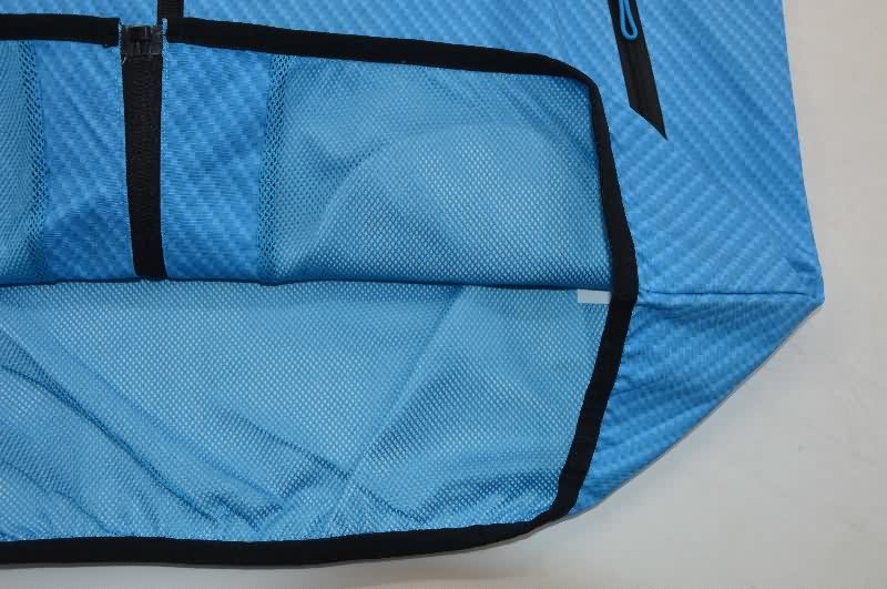 Thailand Quality(AAA) 25/26 Napoli Blue Soccer Windbreaker