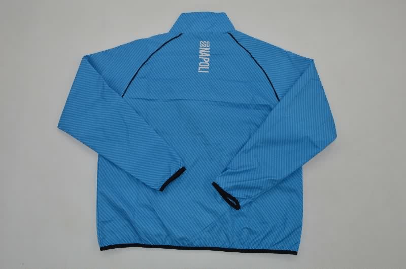 Thailand Quality(AAA) 25/26 Napoli Blue Soccer Windbreaker