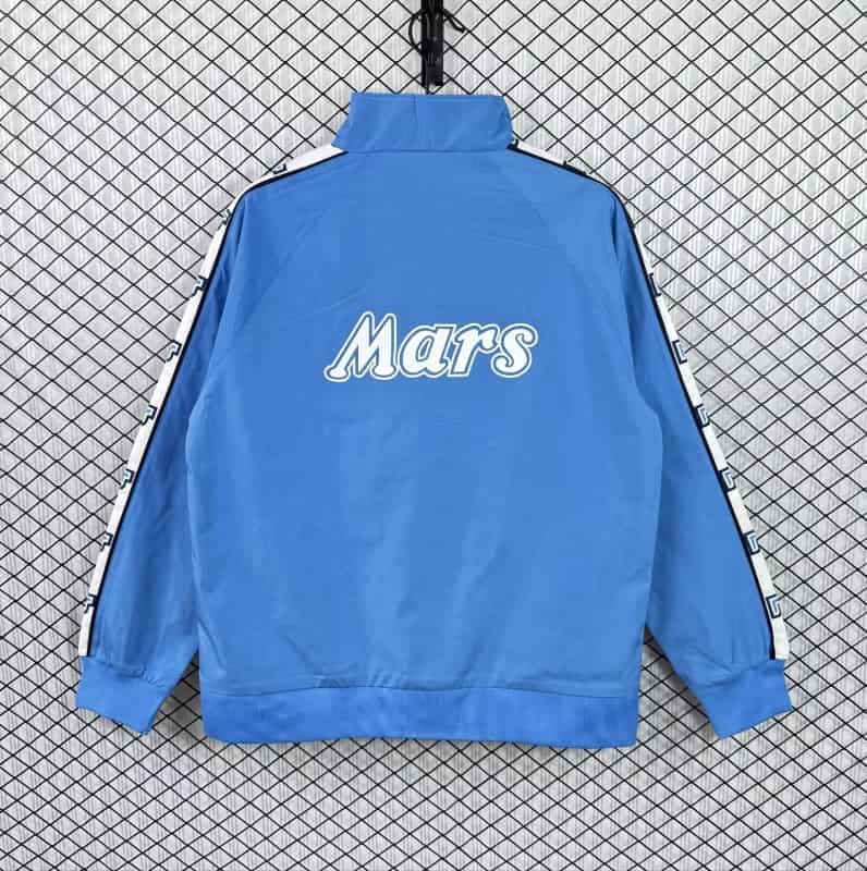 Thailand Quality(AAA) 25/26 Napoli Blue Soccer Windbreaker 04