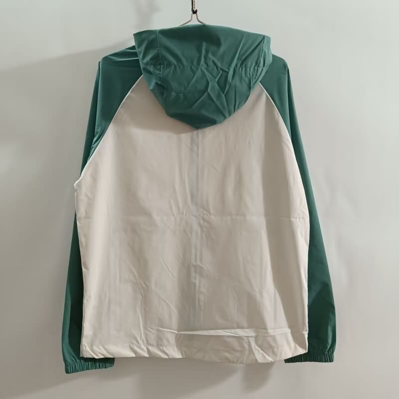 Thailand Quality(AAA) 2025 Palmeiras Grey Soccer Windbreaker
