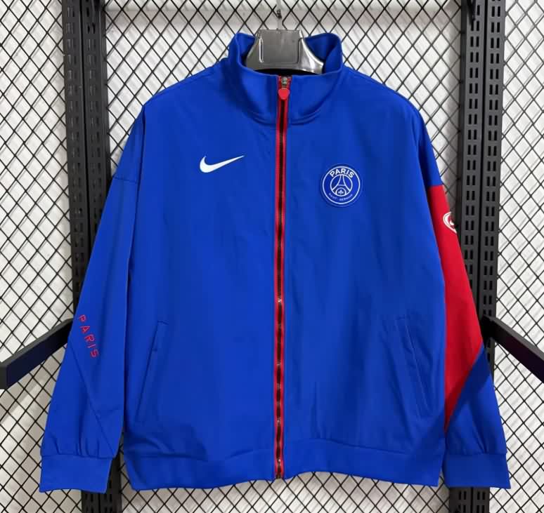 Thailand Quality(AAA) 25/26 Paris St Germain Blue Soccer Windbreaker Thailand Quality(AAA) 25/26 Paris St Germain Blue Soccer Windbreaker