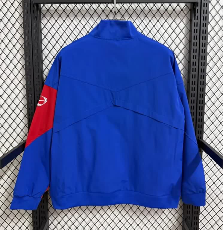 Thailand Quality(AAA) 25/26 Paris St Germain Blue Soccer Windbreaker