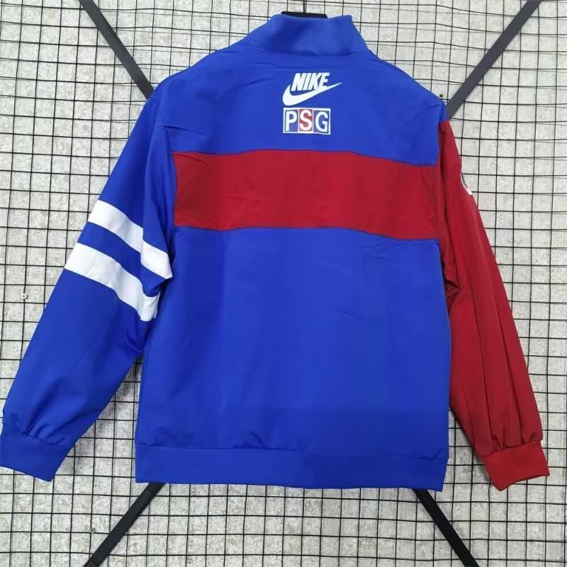 Thailand Quality(AAA) 25/26 Paris St Germain Blue Soccer Windbreaker 02