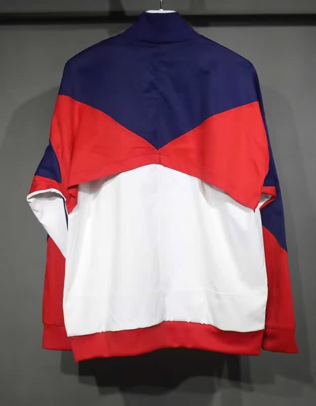Thailand Quality(AAA) 25/26 Paris St Germain White Soccer Windbreaker 02