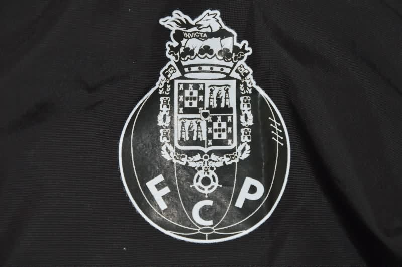 Thailand Quality(AAA) 25/26 Porto Black Soccer Windbreaker